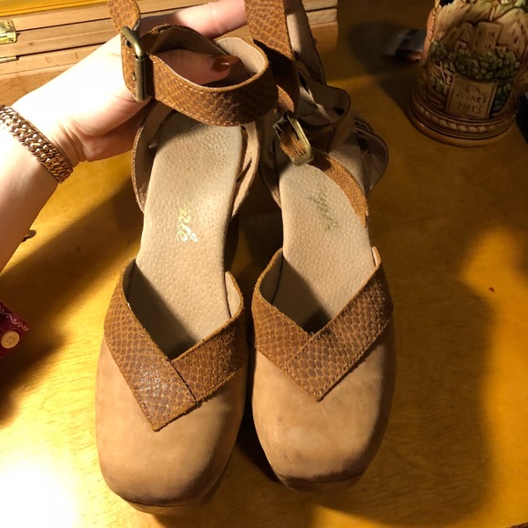 SOLD Free People Walk This Way Clogs Mary Jane - Picture 2 of 5